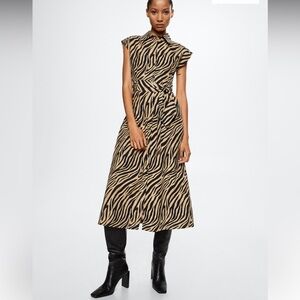 Animal print dress